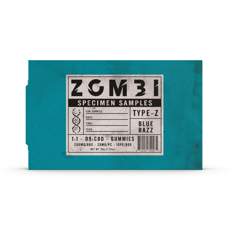 Image of D9:CBD Blister Pack: Blue Razz