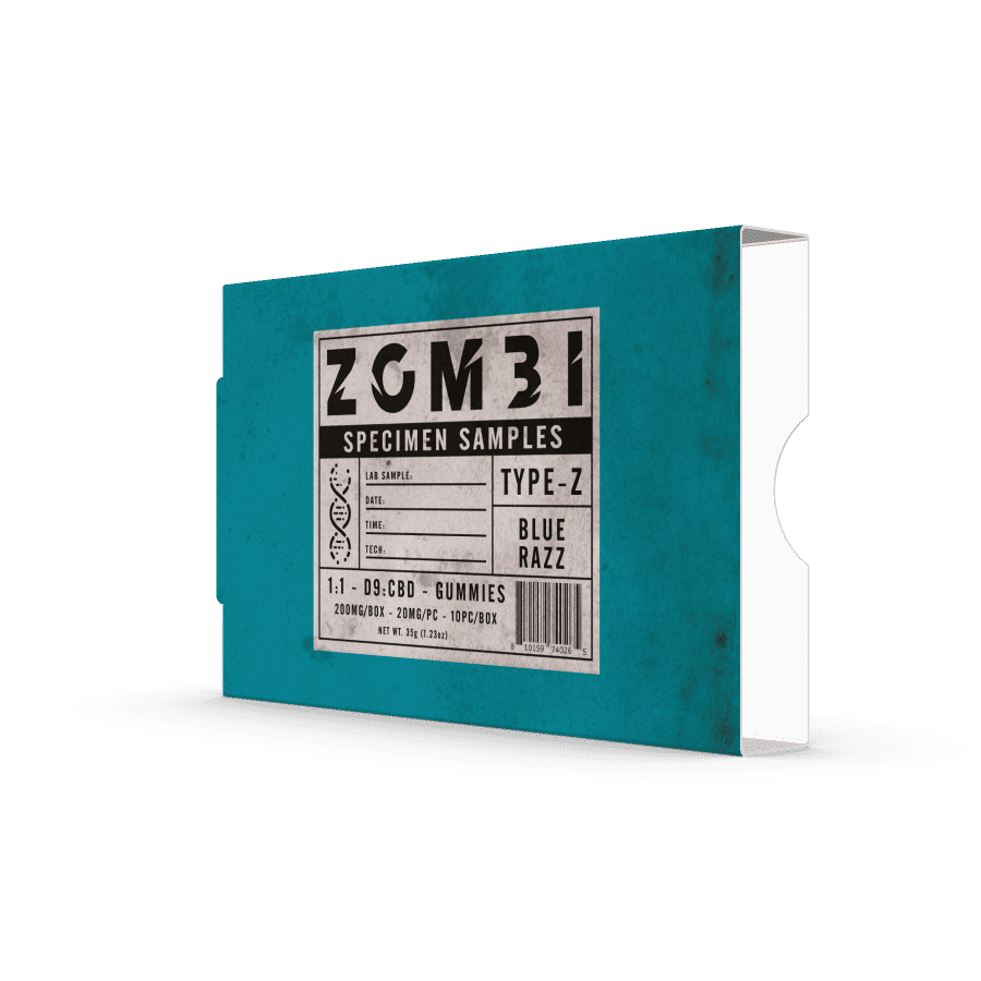 Image of D9:CBD Blister Pack: Blue Razz