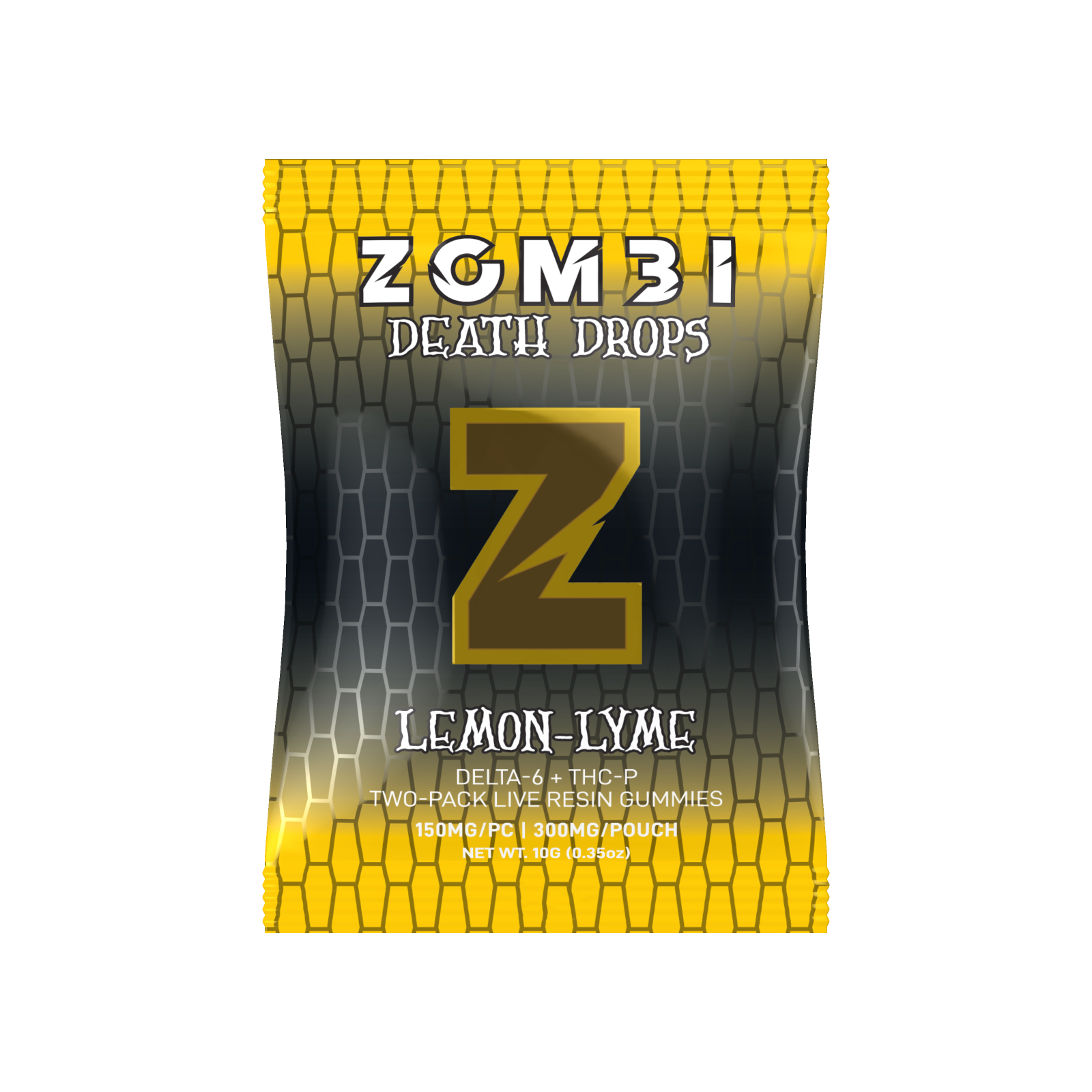 300mg - 2pk THC-P Death Drops: Lemon Lyme