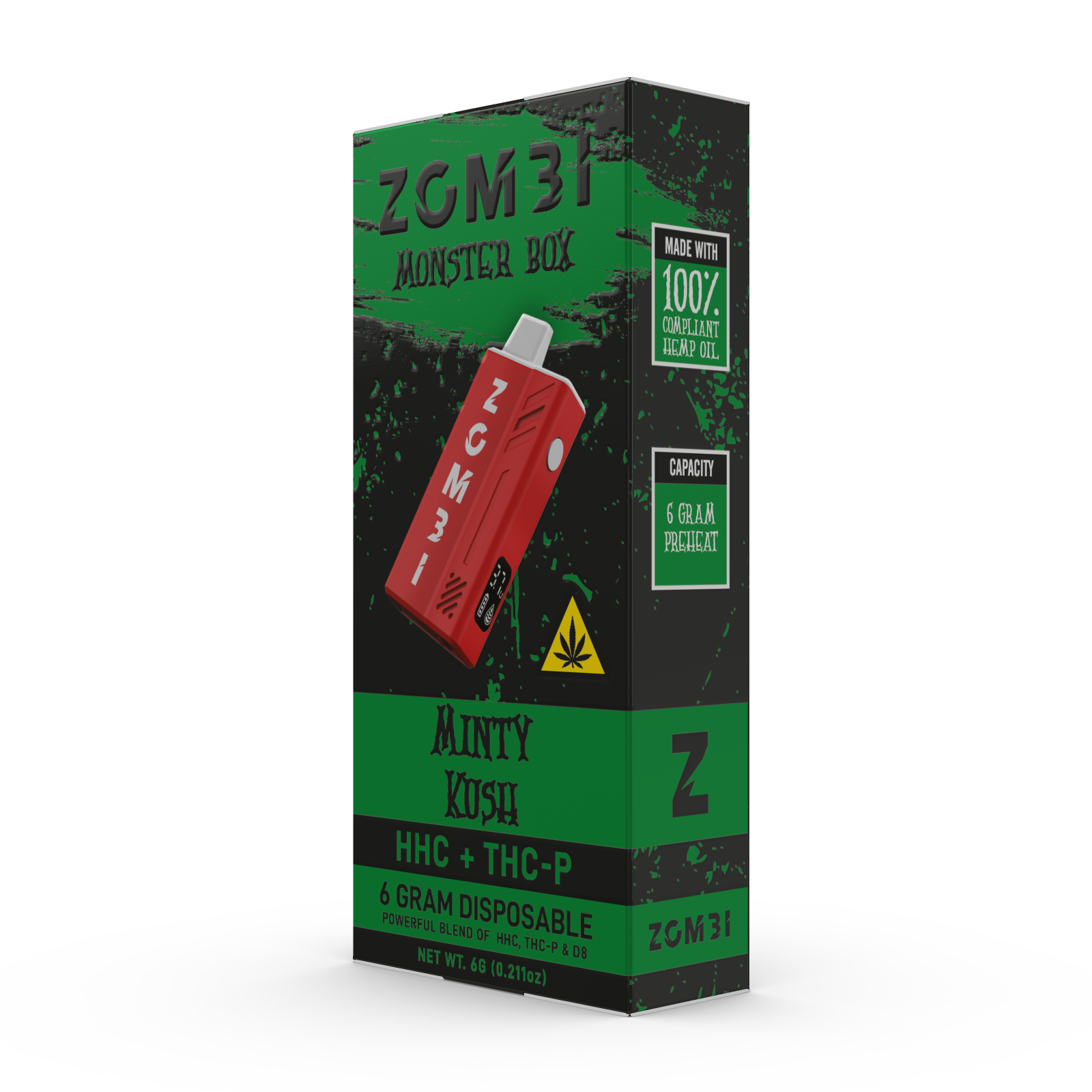 Image of 6g Monster Box (Indica) Minty Kush