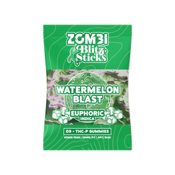 Image of Zombi Cherry Blitz Watermelon Sticks 4pk Gummies