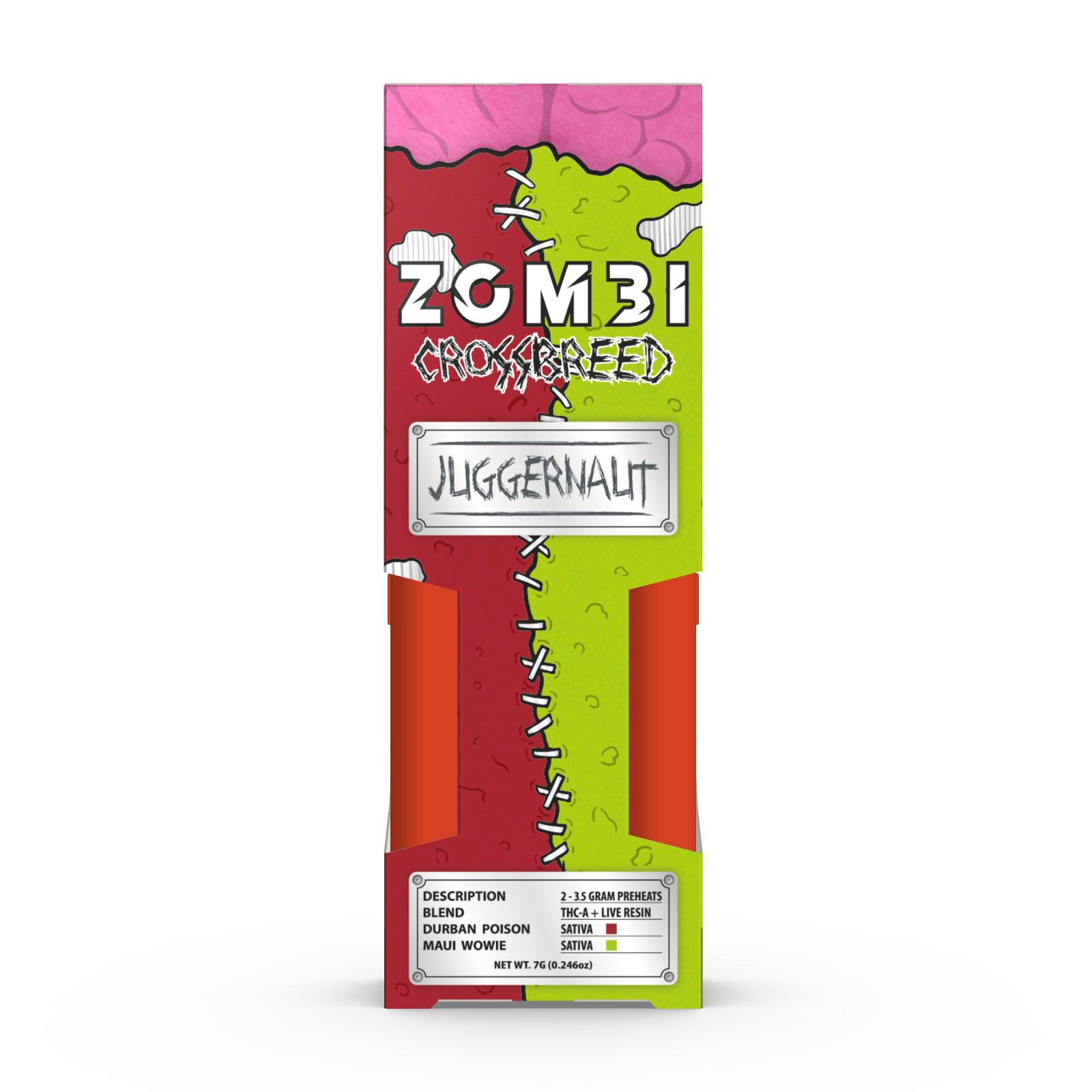 Image of Crossbreed Juggernaut - 3.5G Disposable 2pk (7G, Sativa)