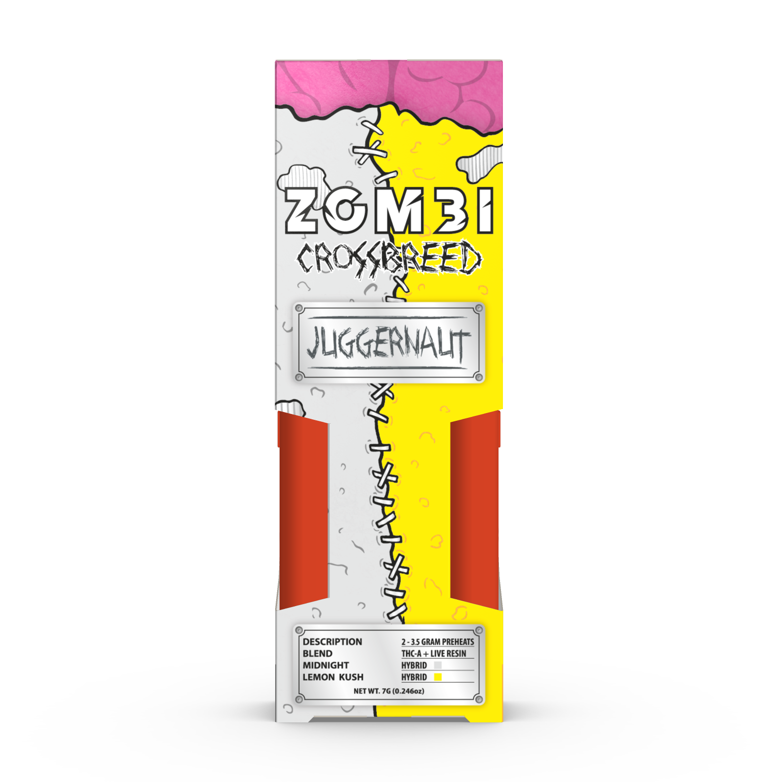 Crossbreed Juggernaut - 3.5G Disposable 2pk (7G, Hybrid)
