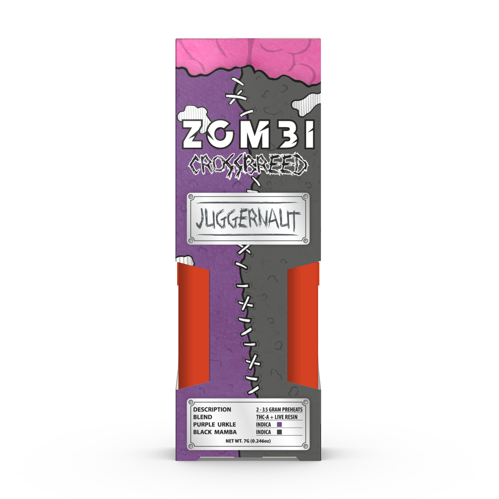 Crossbreed Juggernaut - 3.5G Disposable 2pk (7G, Indica)